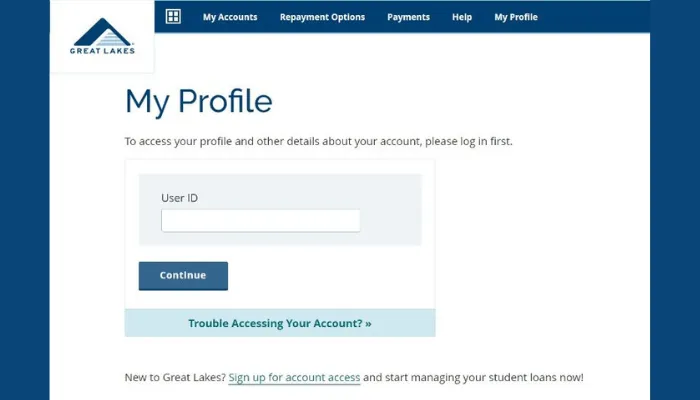 Screenshot of Mygreatlakes login process Screenshot of Mygreatlakes login process